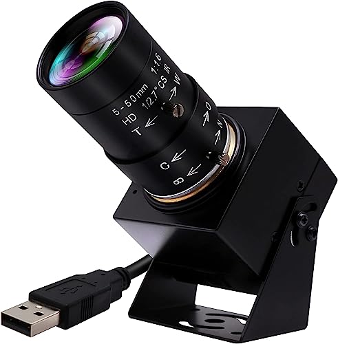 Mermaid USB Camera 4K Manual Zoom Webcam 5-50mm CS Mount Variable Lens PC Camera UVC Computer Camera 8MP Industrial Kamera IMX415 USB2.0 Web Cam von Mermaid