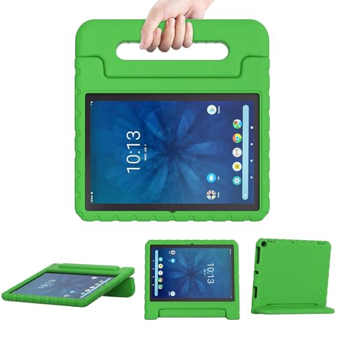 Merocab Hülle für Onn 10.1 Tablet Modell 100003562 (2020 Release), Kinder 10.1 Zoll Android Tablet Onn 10.1 Pro Hülle mit Griff Eva Schaumstoff stoßfest waschbar Abdeckung für Erwachsene, Kinder Grün von Merocab