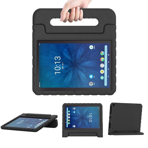 Merocab Hülle für Onn 10.1 Tablet Modell 100003562 (2020 Release), Kinder 10.1 Zoll Onn Pro Hülle mit Griff Eva Schaumstoff stoßfest waschbar Schwarz von Merocab