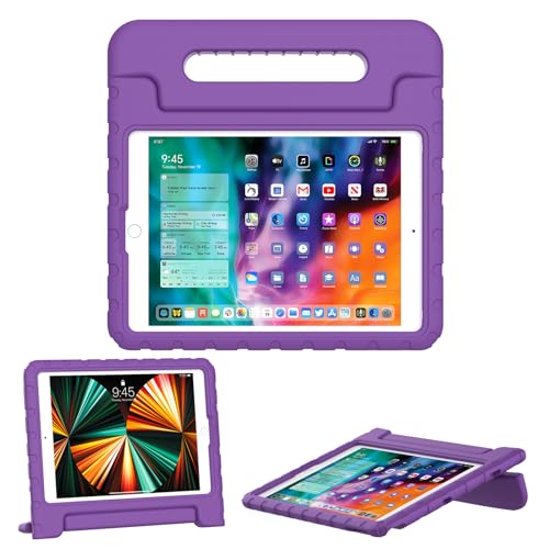 Merocab Leichtgewichtiger Eva Ipad Pro 10 5 Zoll Hülle mit Justierbarem Griff/Stativ Für 10,2 Zoll 7. 8. 9. Generation 10,5 Zoll Ipad Air 3 Hülle Lila von Merocab