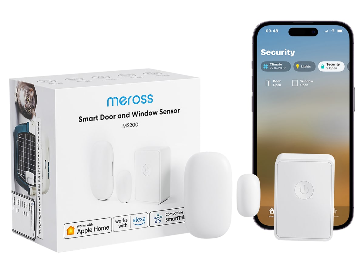 MEROSS Smart Wireless Tür-/Fenstersensor MS200HHK-EU Starter Kit, inkl. Hub MEROSS Smart Wireless Tür-/Fenstersensor MS200HHK-EU Starter Kit, inkl. Hub von Meross