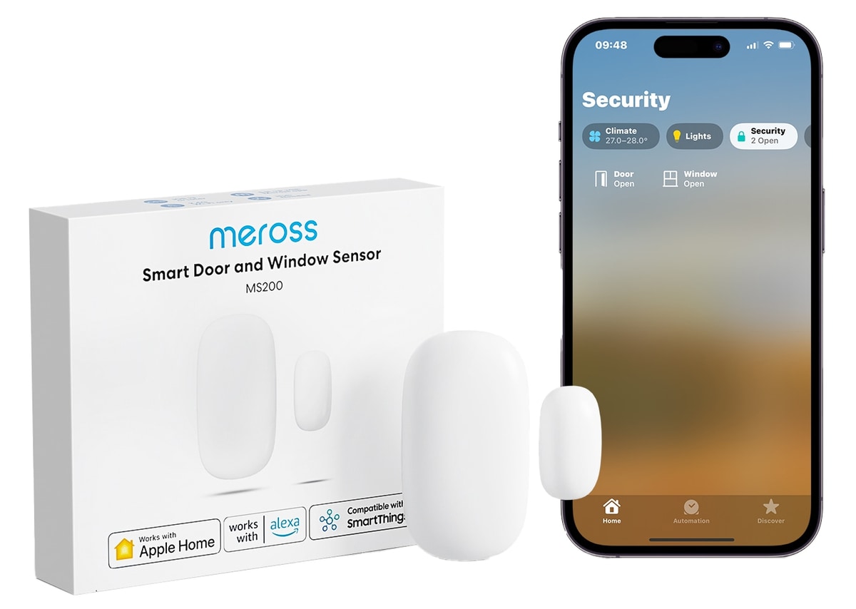 MEROSS Smart Wireless Tür-/Fenstersensor MS200HK-EU MEROSS Smart Wireless Tür-/Fenstersensor MS200HK-EU von Meross