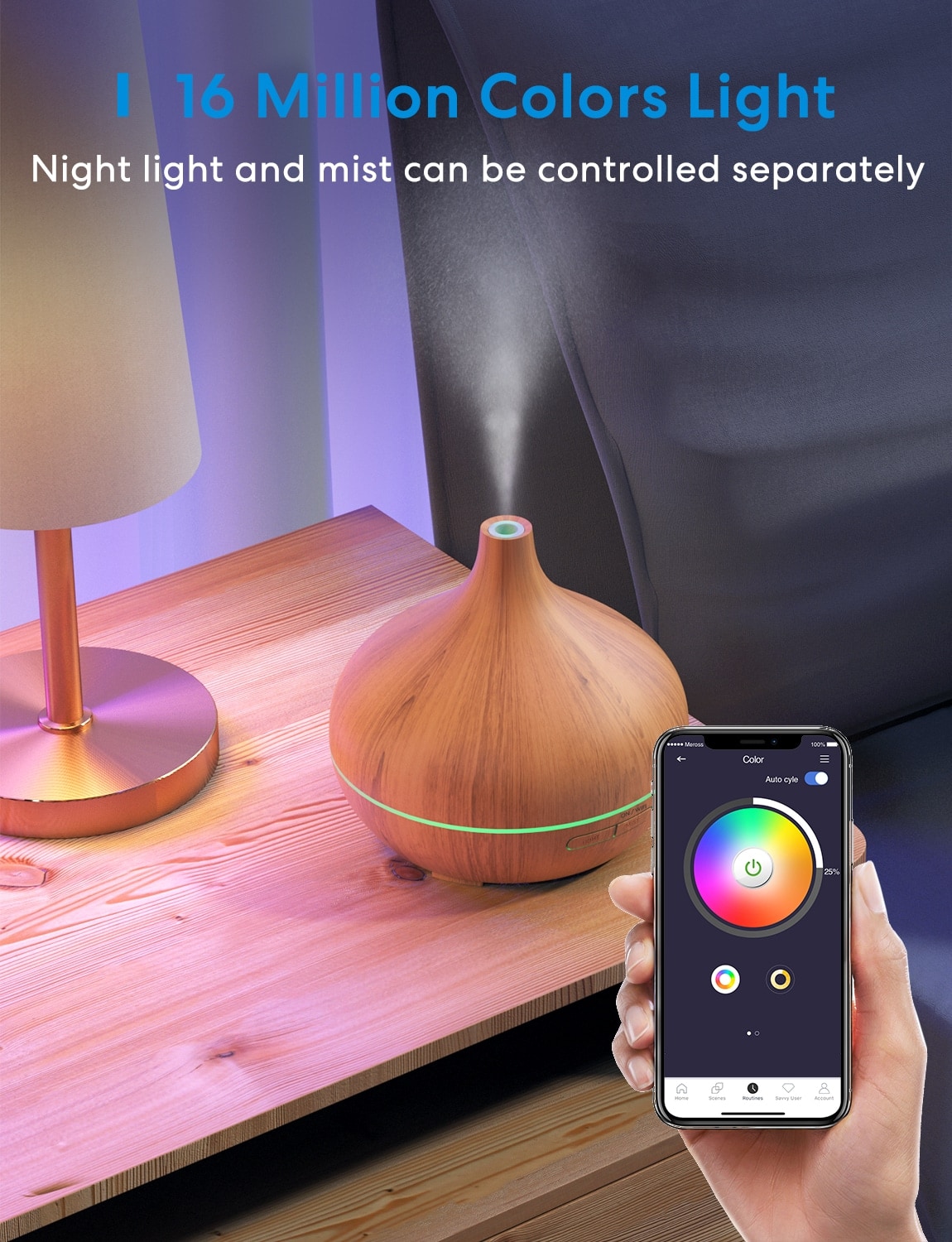 MEROSS WLAN Aroma-Diffuser, MOD150HK MEROSS WLAN Aroma-Diffuser, MOD150HK von Meross