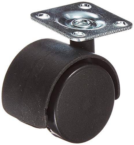 Merriway BH01564 40 mm Doppel-Laufrollen Blechmontage (Packung à 4) von Merriway