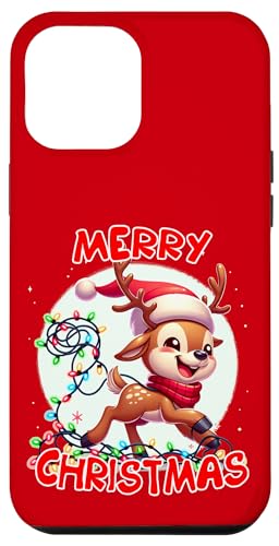 Frohe Weihnachten Weihnachten Rentier Weihnachtsbeleuchtung Tangled Hülle für iPhone 12 Pro Max Frohe Weihnachten Weihnachten Rentier Weihnachtsbeleuchtung Tangled Hülle für iPhone 12 Pro Max von Merry Christmas Apparel