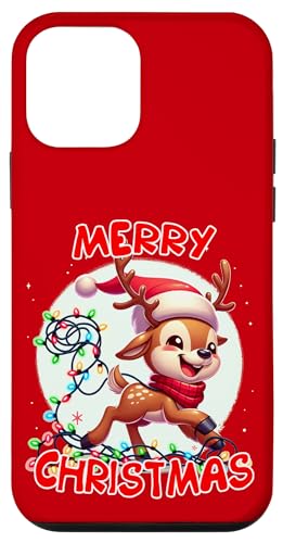 Frohe Weihnachten Weihnachten Rentier Weihnachtsbeleuchtung Tangled Hülle für iPhone 12 mini Frohe Weihnachten Weihnachten Rentier Weihnachtsbeleuchtung Tangled Hülle für iPhone 12 mini von Merry Christmas Apparel