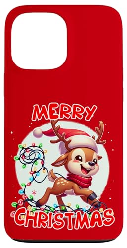 Frohe Weihnachten Weihnachten Rentier Weihnachtsbeleuchtung Tangled Hülle für iPhone 13 Pro Max Frohe Weihnachten Weihnachten Rentier Weihnachtsbeleuchtung Tangled Hülle für iPhone 13 Pro Max von Merry Christmas Apparel