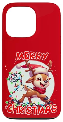 Frohe Weihnachten Weihnachten Rentier Weihnachtsbeleuchtung Tangled Hülle für iPhone 13 Pro Frohe Weihnachten Weihnachten Rentier Weihnachtsbeleuchtung Tangled Hülle für iPhone 13 Pro von Merry Christmas Apparel