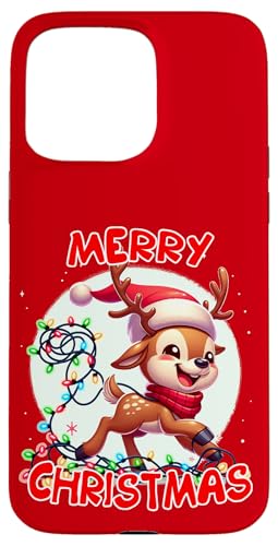 Frohe Weihnachten Weihnachten Rentier Weihnachtsbeleuchtung Tangled Hülle für iPhone 15 Pro Max Frohe Weihnachten Weihnachten Rentier Weihnachtsbeleuchtung Tangled Hülle für iPhone 15 Pro Max von Merry Christmas Apparel