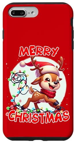 Frohe Weihnachten Weihnachten Rentier Weihnachtsbeleuchtung Tangled Hülle für iPhone 7 Plus/8 Plus Frohe Weihnachten Weihnachten Rentier Weihnachtsbeleuchtung Tangled Hülle für iPhone 7 Plus/8 Plus von Merry Christmas Apparel