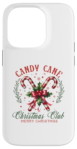 Hülle für iPhone 14 Pro Weihnachtsfeiertage Xmas Candy Cane Christmas Club Hülle für iPhone 14 Pro Weihnachtsfeiertage Xmas Candy Cane Christmas Club von Merry Christmas Gifts For The Whole Family