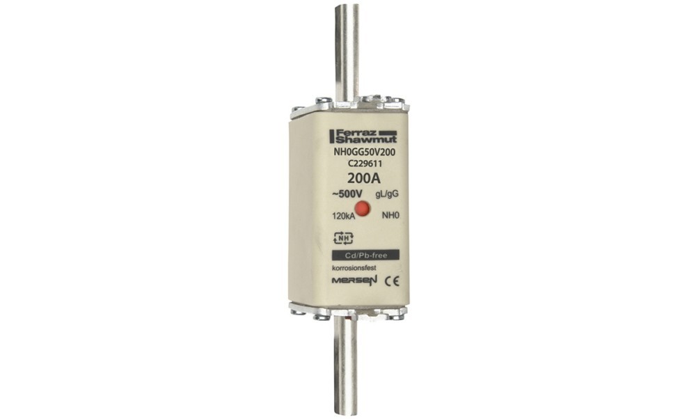 3 Stk. Mersen NH-Sicherungseinsatz SF NH0GG50V200 C229611 3 Stk. Mersen NH-Sicherungseinsatz SF NH0GG50V200 C229611 von Mersen