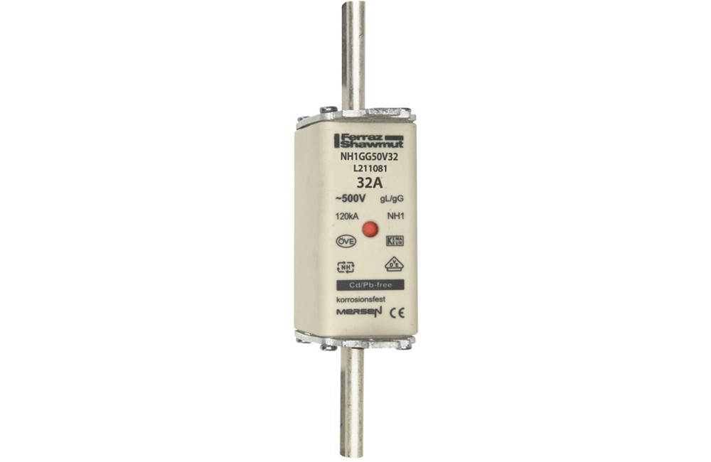3 Stk. Mersen NH-Sicherungseinsatz SF NH1GG50V32 L211081 3 Stk. Mersen NH-Sicherungseinsatz SF NH1GG50V32 L211081 von Mersen