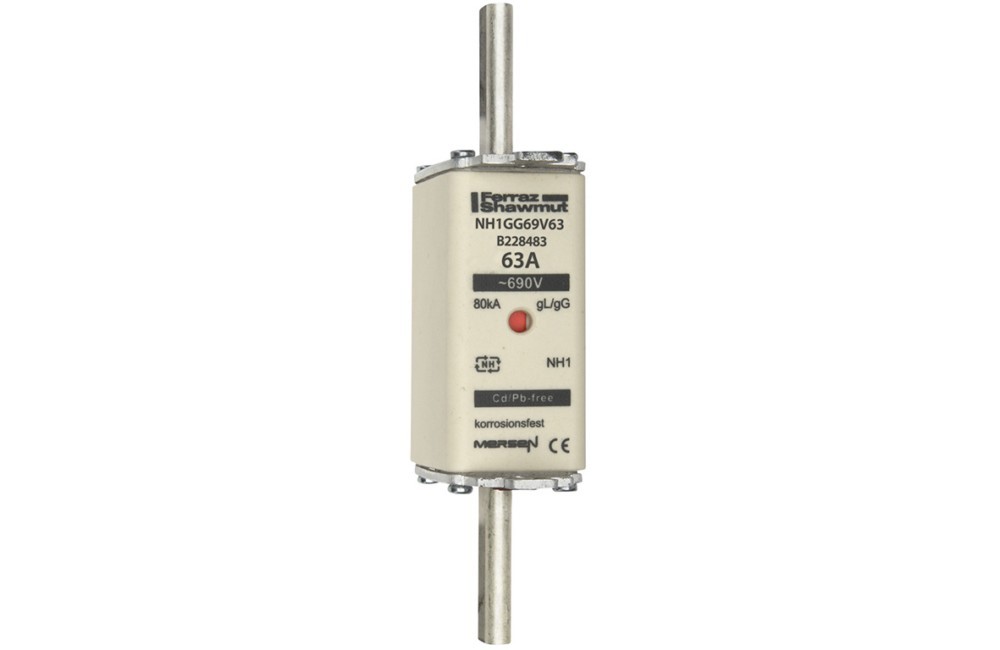 3 Stk. Mersen NH-Sicherungseinsatz SF NH1GG69V63 B228483 3 Stk. Mersen NH-Sicherungseinsatz SF NH1GG69V63 B228483 von Mersen
