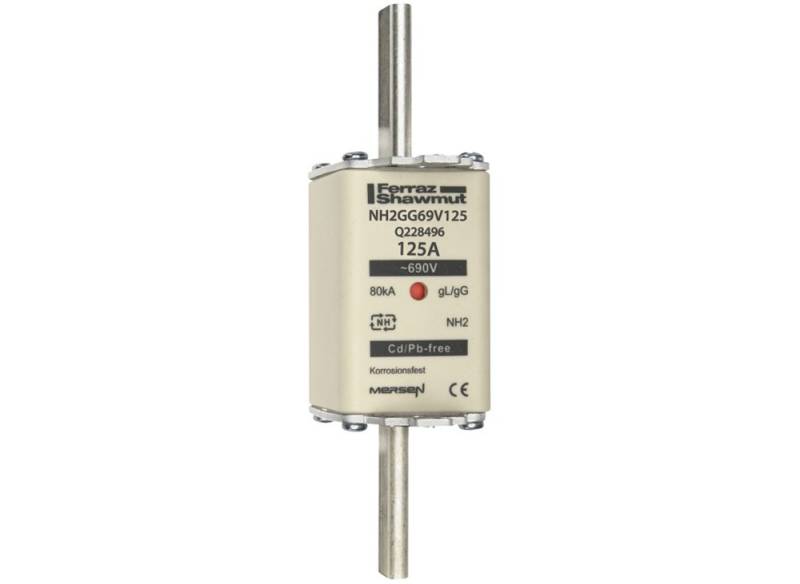 3 Stk. Mersen NH-Sicherungseinsatz SF NH2GG69V125 Q228496 von Mersen