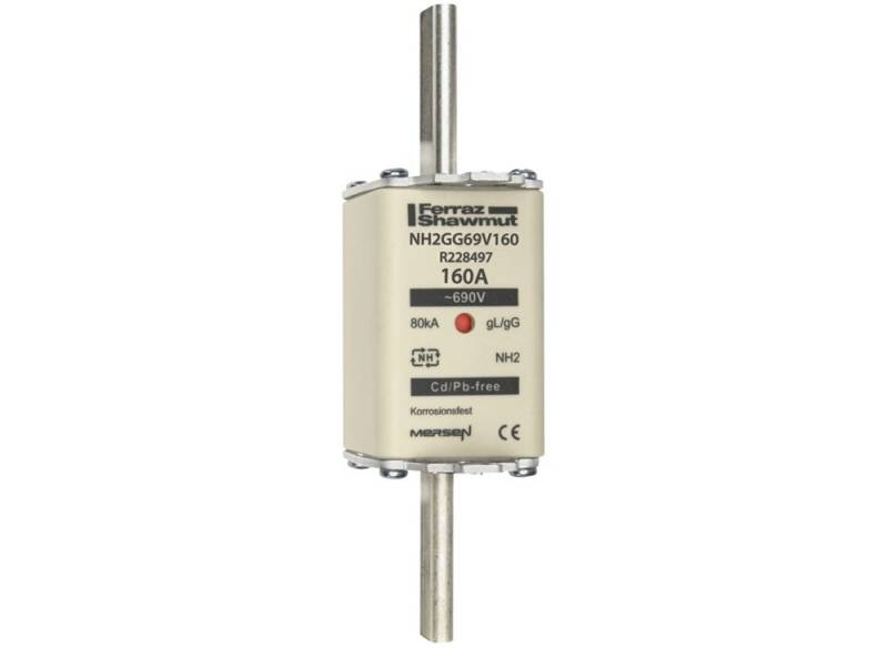 3 Stk. Mersen NH-Sicherungseinsatz SF NH2GG69V160 R228497 von Mersen