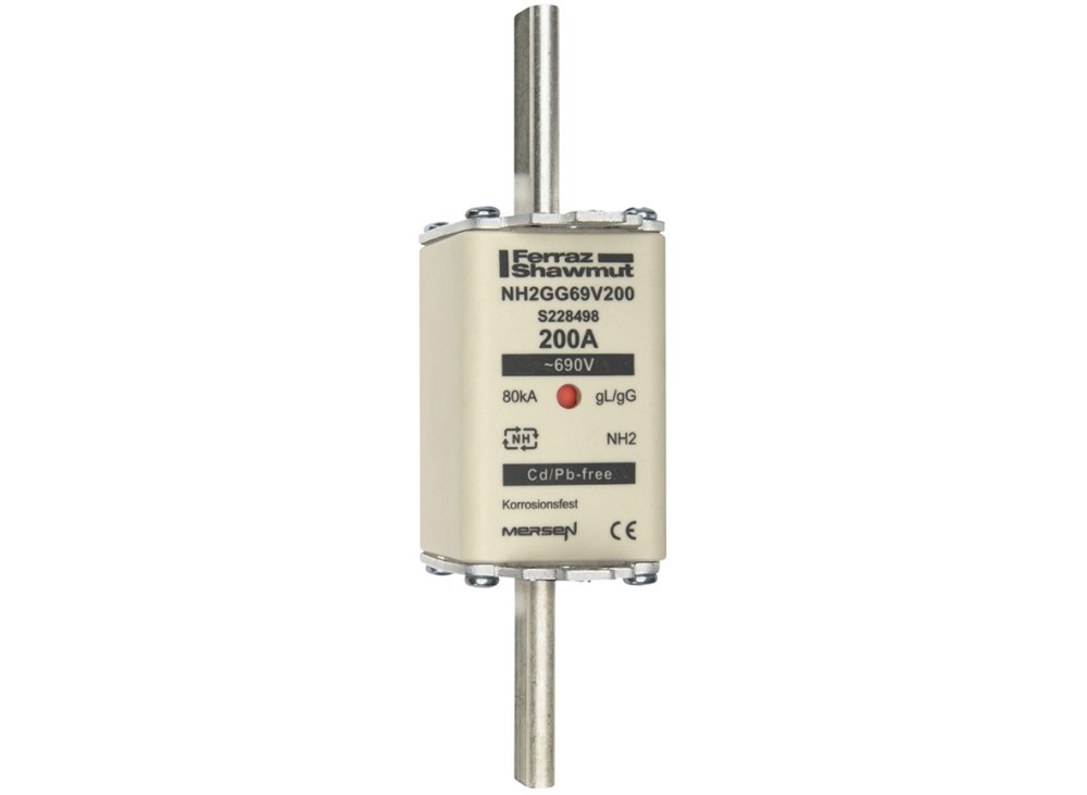 3 Stk. Mersen NH-Sicherungseinsatz SF NH2GG69V200 S228498 3 Stk. Mersen NH-Sicherungseinsatz SF NH2GG69V200 S228498 von Mersen