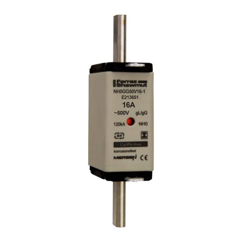 3 Stk. Mersen NH-Sicherungseinsatz SG NH0GG50V16-1 E213651 von Mersen
