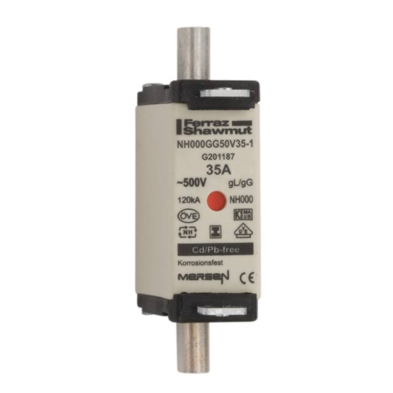 Mersen NH-Sicherungseinsatz SG NH000GG50V35-1 G201187 von Mersen