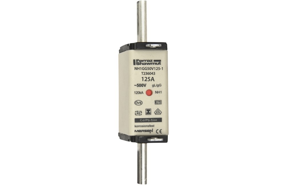 Mersen NH-Sicherungseinsatz SG NH1GG50V125-1 T236043 Mersen NH-Sicherungseinsatz SG NH1GG50V125-1 T236043 von Mersen