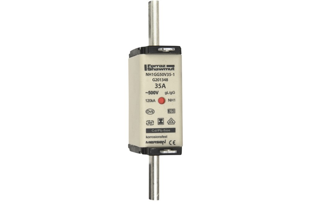 Mersen NH-Sicherungseinsatz SG NH1GG50V35-1 G201348 Mersen NH-Sicherungseinsatz SG NH1GG50V35-1 G201348 von Mersen
