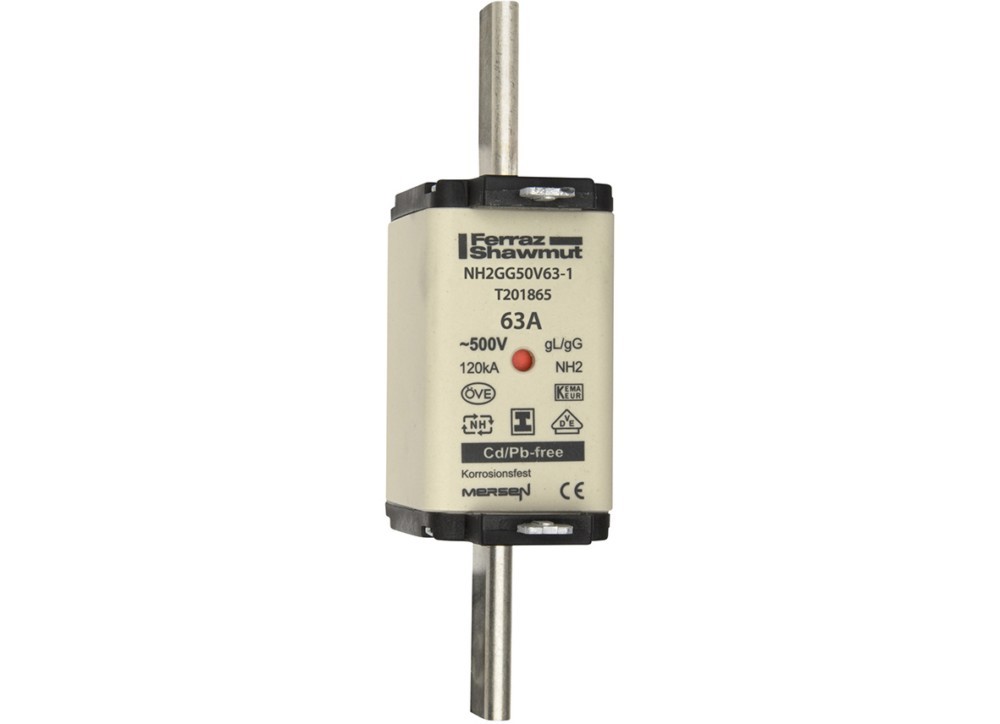 Mersen NH-Sicherungseinsatz SG NH2GG50V63-1 T201865 Mersen NH-Sicherungseinsatz SG NH2GG50V63-1 T201865 von Mersen
