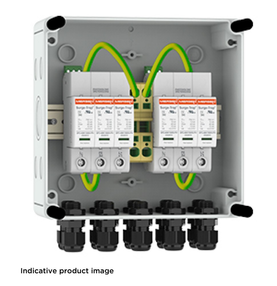Mersen Photovoltaik-Stringbox 2 PVBT12-1000V-B-213 83070006 von Mersen