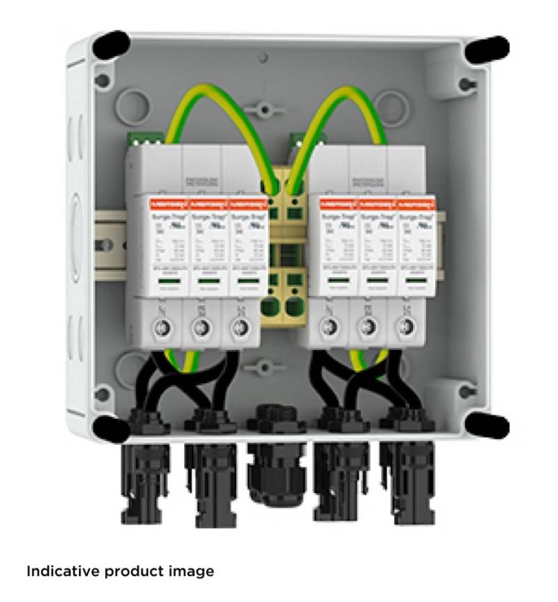 Mersen Photovoltaik-Stringbox 2 PVBT12-1000V-BH-213 83070106 von Mersen