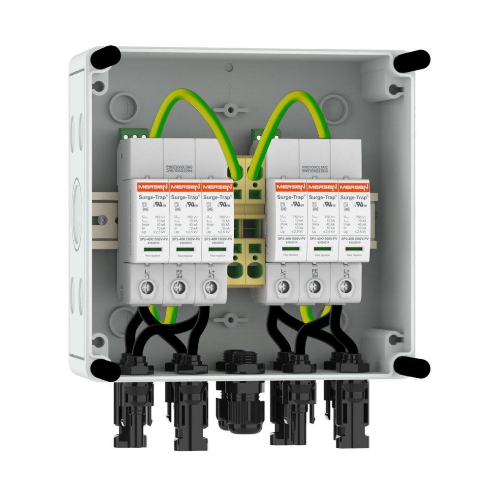 Mersen Photovoltaik-Stringbox 2 PVBT2-1000V-BH-213 83070104 von Mersen
