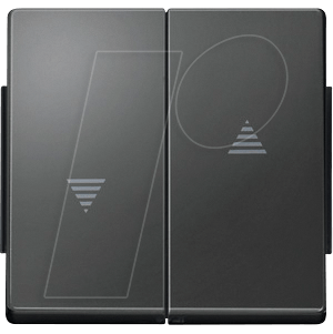 EL ME 343414 - Aquadesign Wippe, Rollladenschalter, anthrazit von Merten