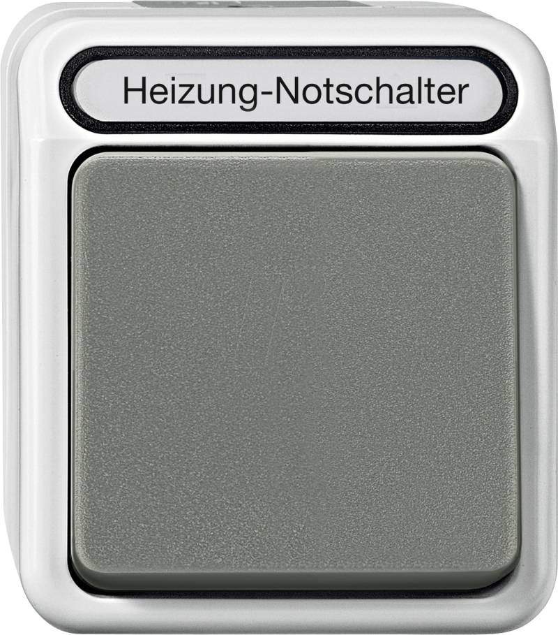 EL ME 34498029 - Heizungs-Notschalter Aus 2P IP44 Kontroll-Langfeldleuchte AQUAST von Merten