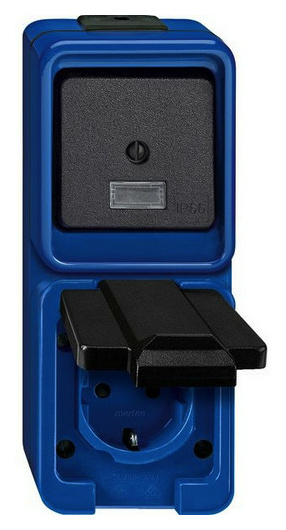 Merten 227875 SCHUKO-STECKDOSE/WE von Merten