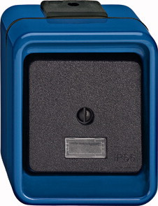 Merten 370675 Elektroschalter Schwarz - Blau (370675) von Merten