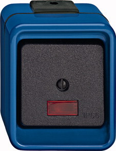 Merten 372675 Elektroschalter 1P Schwarz - Blau (372675) von Merten