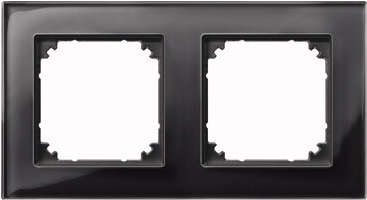 Merten 489203. Produktfarbe: Schwarz, Markenkompatibilität: Universal, Material: Glas (489203) von Merten