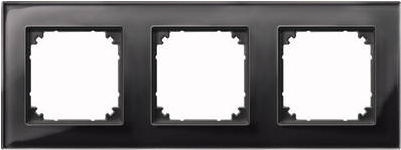 Merten 489303 Wandplatte/Schalterabdeckung Schwarz (489303) von Merten