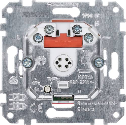 Merten 575897 Unterputz Dimmer Geeignet für Leuchtmittel: Halogenlampe Aluminium von Merten