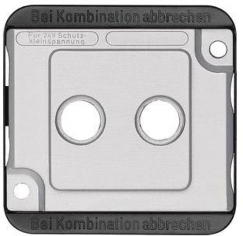 Merten Abdeckung Panzer Silber (matt) 294660 von Merten