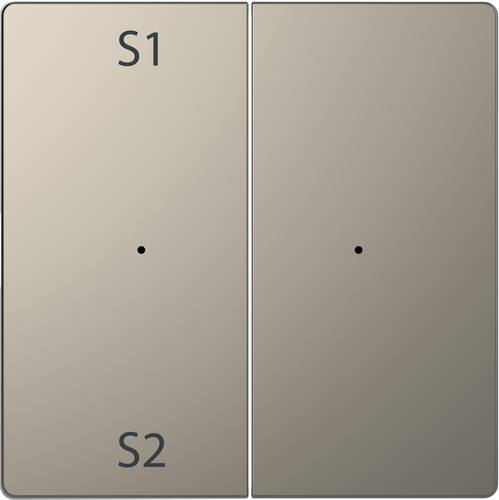 Merten Abdeckung Wechselschalter System Design Nickel MEG5226-6050 von Merten