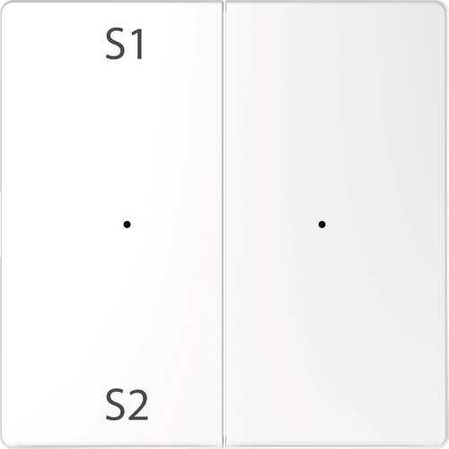 Merten Abdeckung Wechselschalter System Design Weiß MEG5226-6035 von Merten