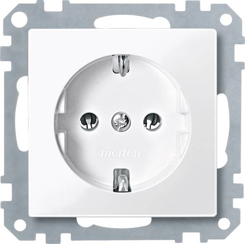 Merten Einsatz Schutzkontakt-Steckdose System M, 1-M, M-Smart, M-Plan, M-Creativ Polarweiß glänzen Merten Einsatz Schutzkontakt-Steckdose System M, 1-M, M-Smart, M-Plan, M-Creativ Polarweiß glänzen von Merten