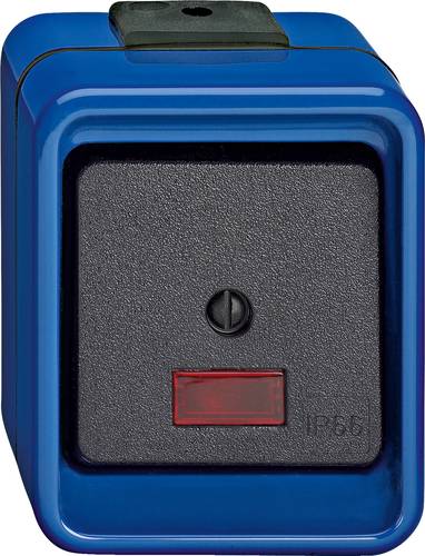 Merten Komplett Kontrollschalter Blau 372675 von Merten
