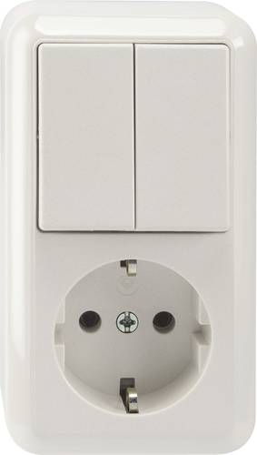 Merten Komplett Schalter/Steckdosen Kombination Polarweiß MEG3498-8719 Merten Komplett Schalter/Steckdosen Kombination Polarweiß MEG3498-8719 von Merten