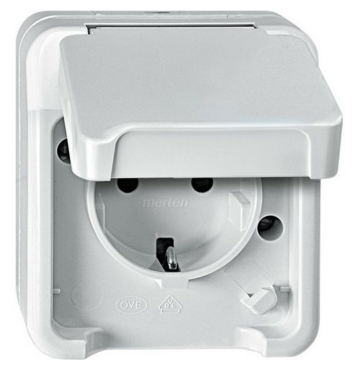 Merten MEG2400-8019 Steckdose pw AQUASTAR von Merten