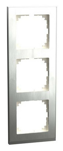 Merten MEG4030-3646 M-Pure Rahmen3f.Edelst.-alu von Merten