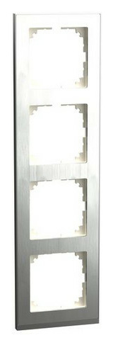 Merten MEG4040-3646 M-Pure Rahmen 4f.Edelst-alu von Merten