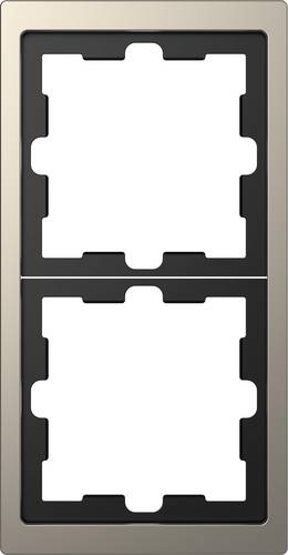 Merten Rahmen Abdeckung System Design Nickel MEG4020-6550 von Merten