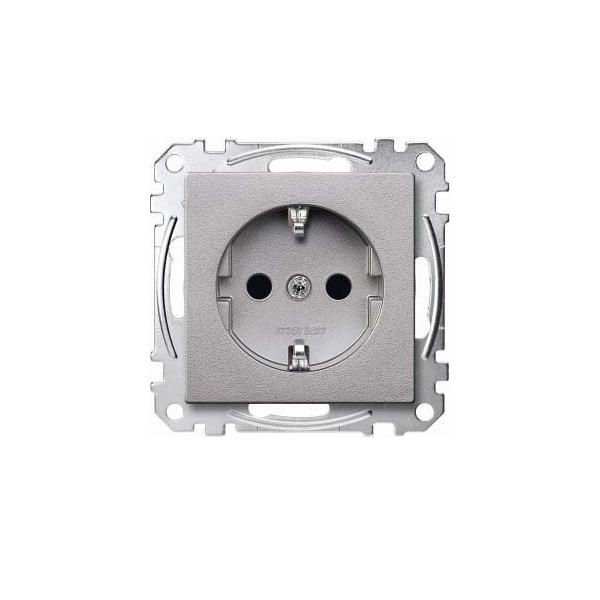 Merten SCHUKO-Steckdose alu MEG2400-0460 von Merten