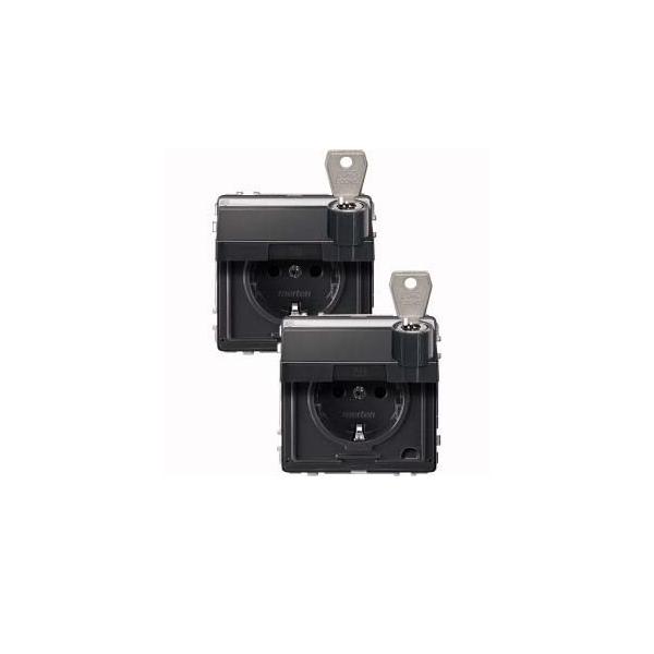 Merten SCHUKO-Steckdose anth MEG2318-7214 Merten SCHUKO-Steckdose anth MEG2318-7214 von Merten