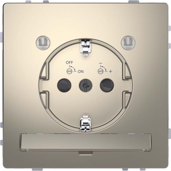 Merten SCHUKO-Steckdose nickelmet MEG2304-6050 von Merten
